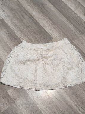 Deb Cream Lace Mini Skirt